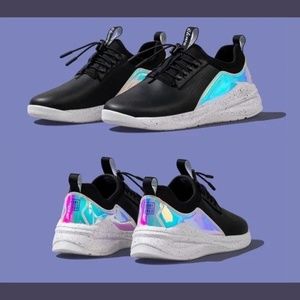 NEW Clove [ 9 Women ] Black Holographic 2022 Birthday Limited Edition Sneakers